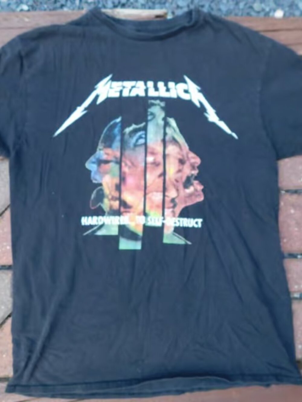 Metallica Hardwired Bravado Adult T Shirt Medium
